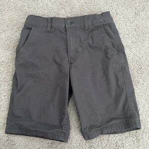 Boys Sonoma gray flat front short size 14R